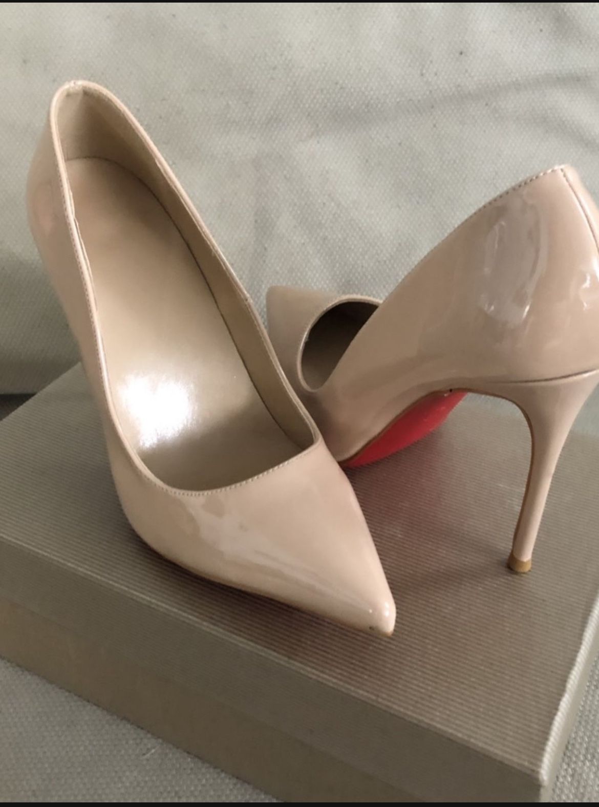 NEW Louboutin-inspired Pumps, Sz 38/7.5 US