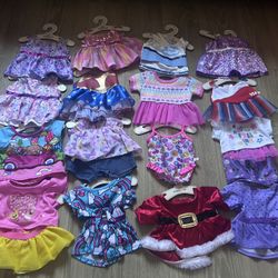 build a bear clothes + accessories + wardrobe