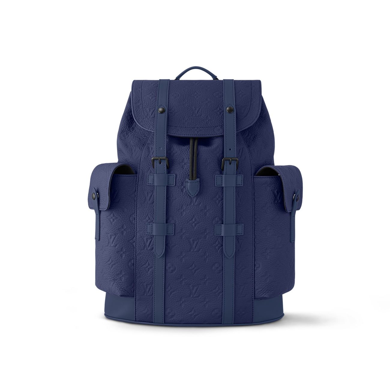 LV BLUE Christopher MM Midsize Backpack