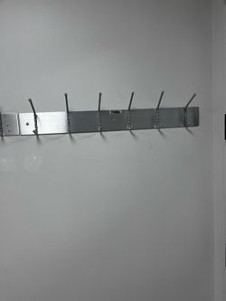 Coat rack- wall mounted stainless steel