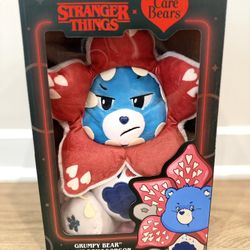 Netflix Stranger Things x Care Bears Grumpy Bear as DEMOGORGON 12" Plush In Hand