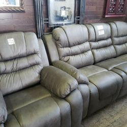 New 5 Recliner Sofa Loveseat And Reclining Chair