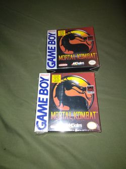 2 Factory Sealed Original Gameboy Mortal Kombat  Games