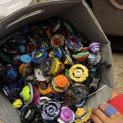 Over Approx. 100-150 Bey Blades  And Stadiums