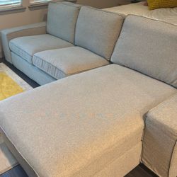 IKEA grey KIVIK sectional sofa 