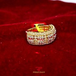 Elegant Gold and Diamond Ring 10K Yellow Gold 1.75ctw Diamond 
