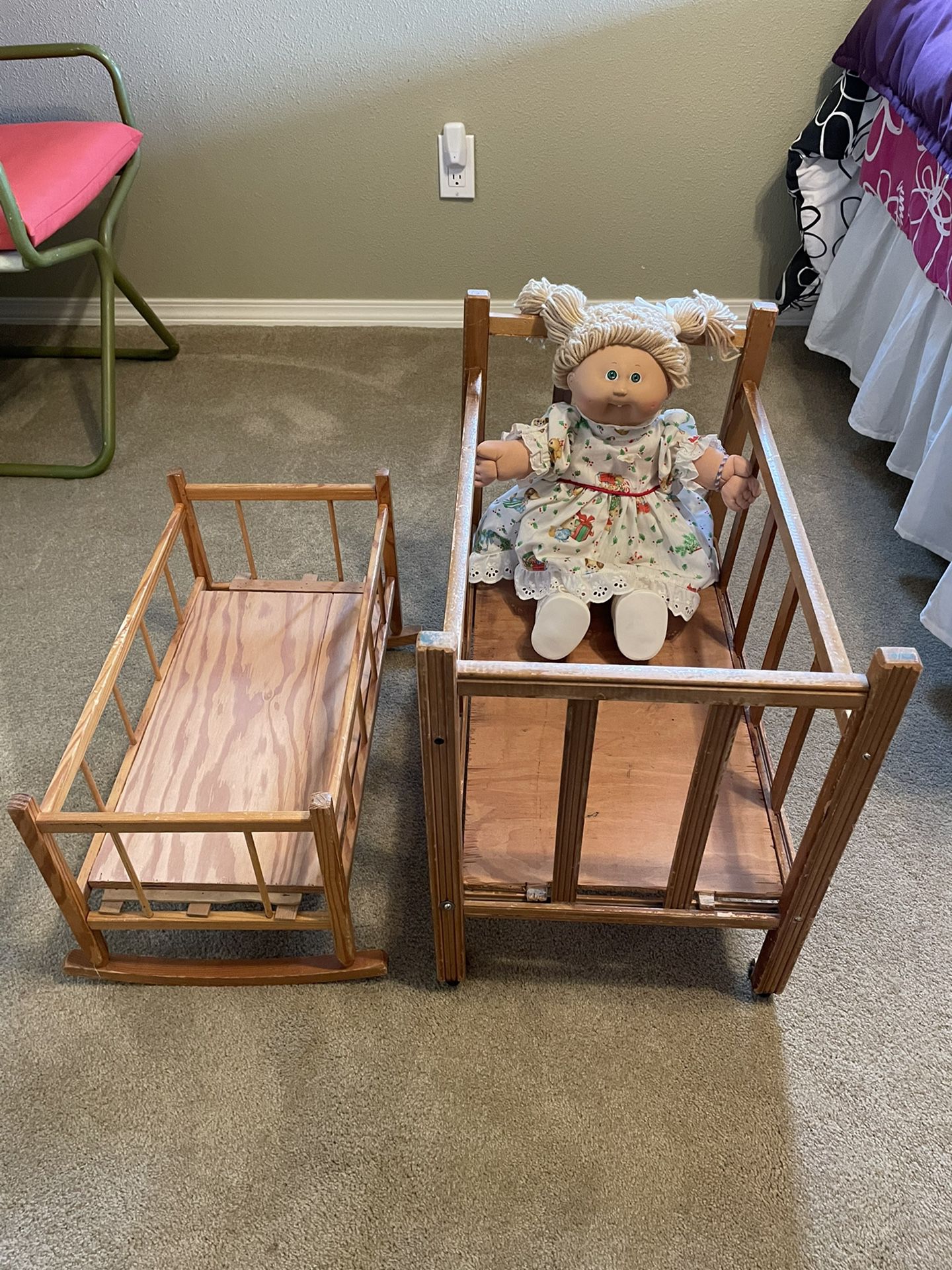 Vintage Doll Cribs