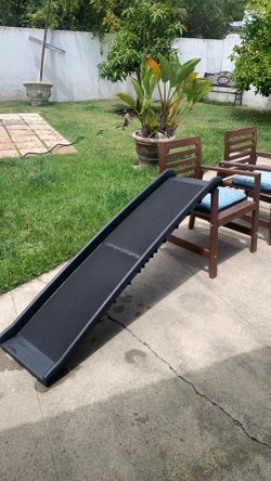 Black Folding dog ramp 62” long x 15” wide