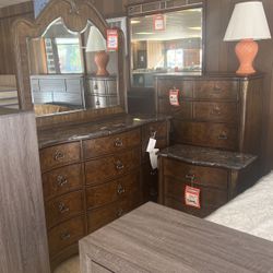 Nightstand $400 chess $700 dresser and mirror $1100