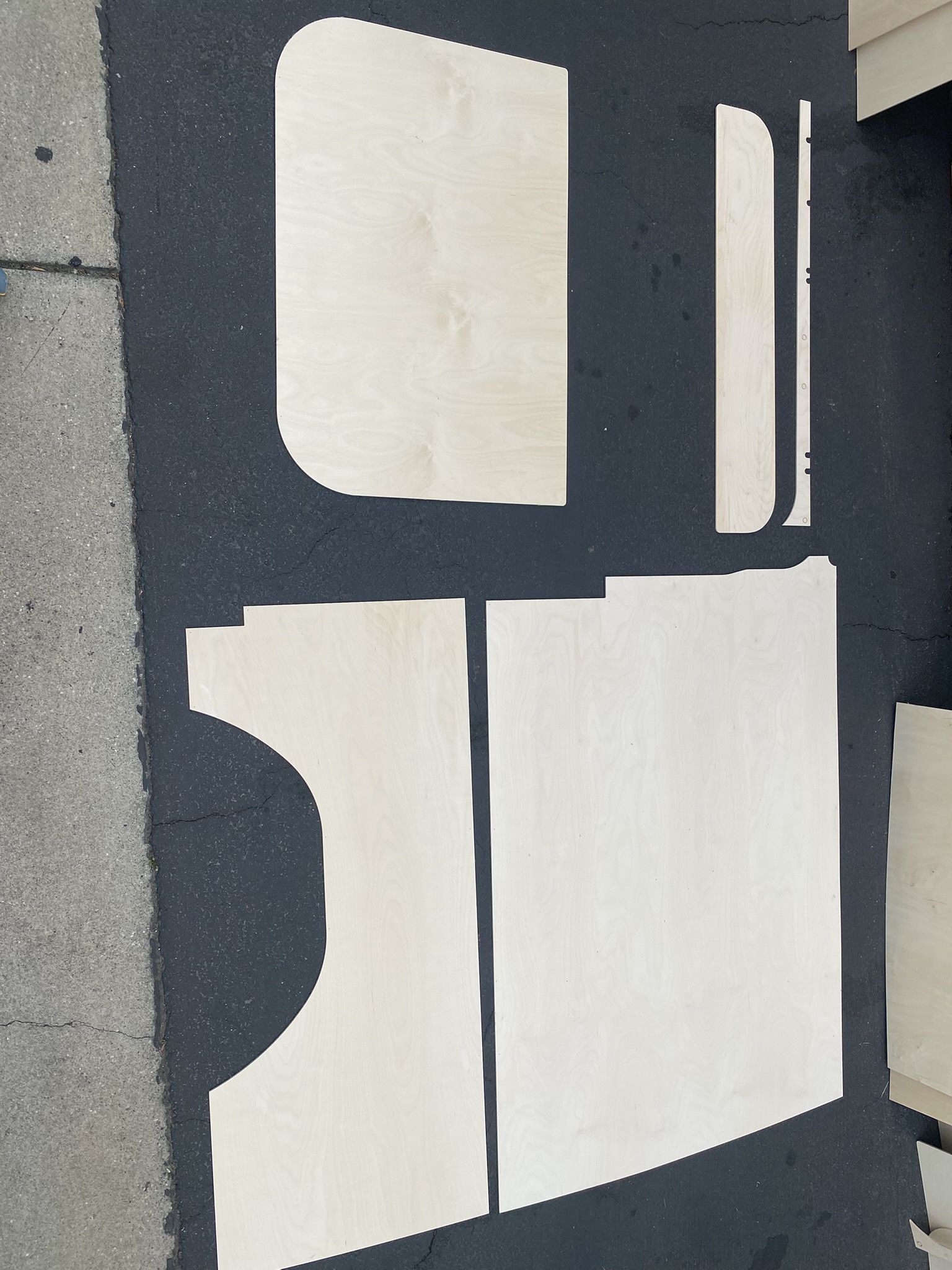 Sprinter 144 Paneling Kit. Walls, Ceiling, Doors 