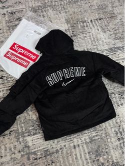Supreme black suede jacket