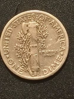 Mercury dime 1941 W mint mark