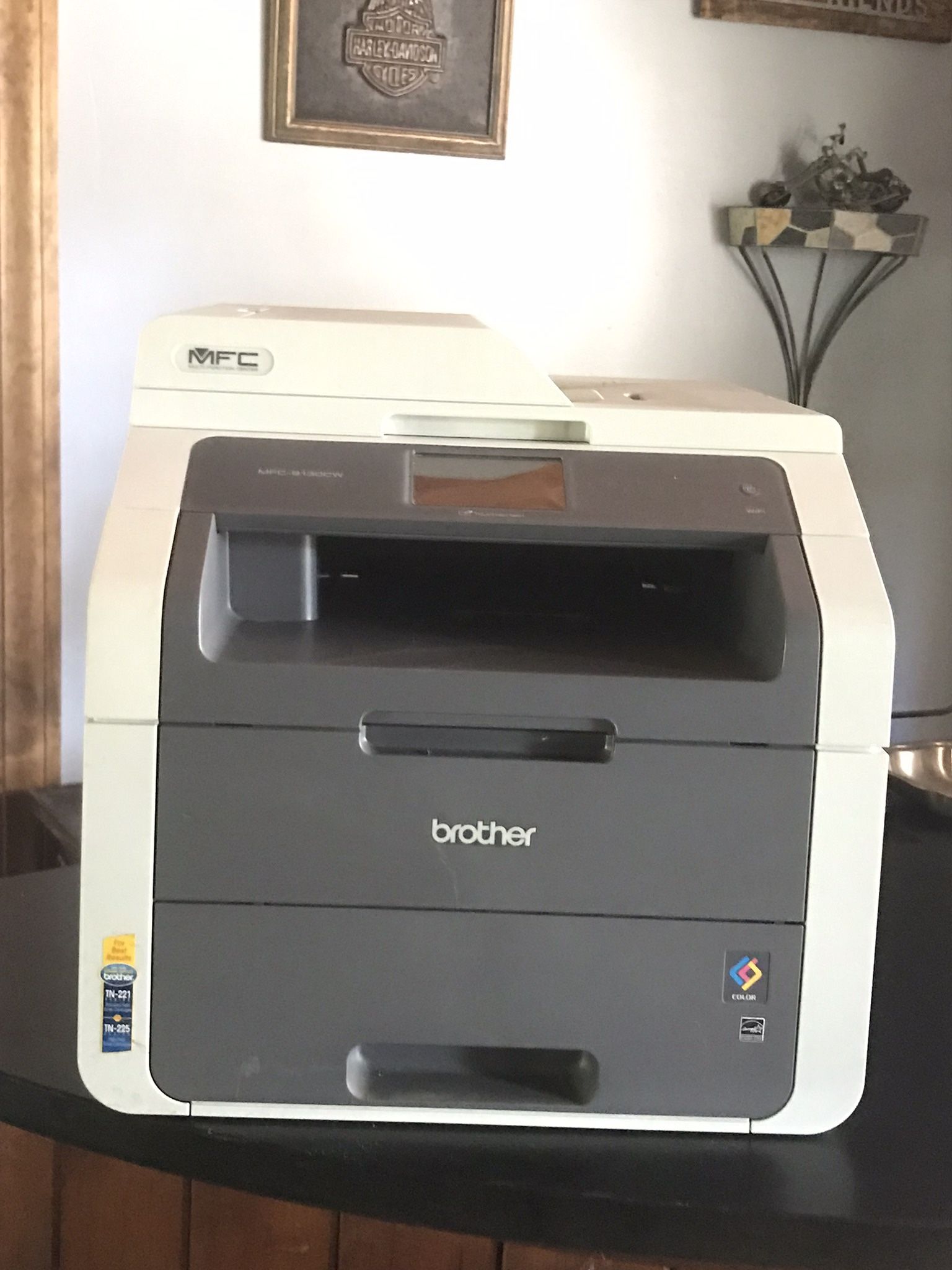 ALL IN ONE COPIER BROTHER MFC-9130CW COLOR WIRELESS NETWORKING PRINT, COPY, SCAN & FAX