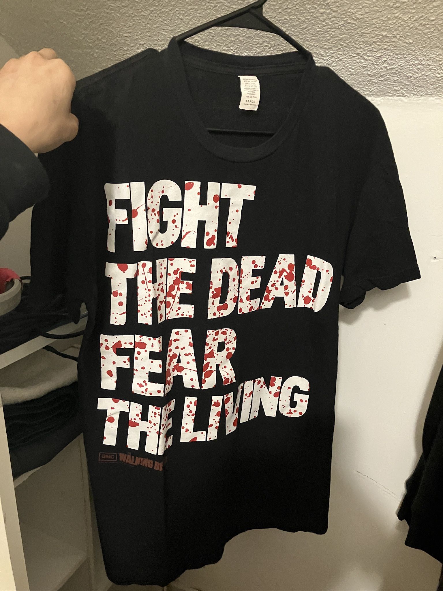 Walking Dead Shirt Fight The Dead Fear The Living T