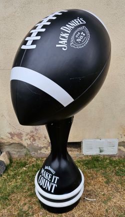 Jack Daniel’s Football Stand Statue 52” Tall Man Cave Jack Daniels