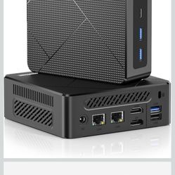 C4 Ryzen 5 3550H Mini PC(Beat N150), 16GB RAM 512GB SSD Powerful Mini Computers Dual LAN, Triple Display, USB 3.2, WiFi 5, BT5.0, Great Value Micro Co