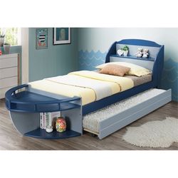 Brand New Grey/Navy Neptune Boat Bed