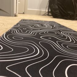 Mouse Pad Big Black And White Circle Textures 