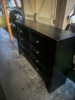 Black dresser