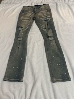 purple jeans