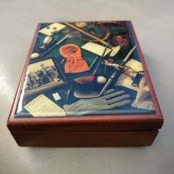 2 Playing cards sets with wooden box