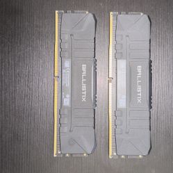 Crucial Ballistix DDR4 3600Mhz 2x8Gb Memory