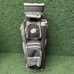 Vintage Hunter Lady Harrier Leopard Print Golf bag