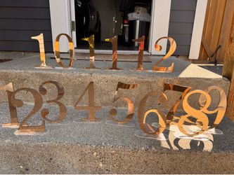 Wedding table numbers