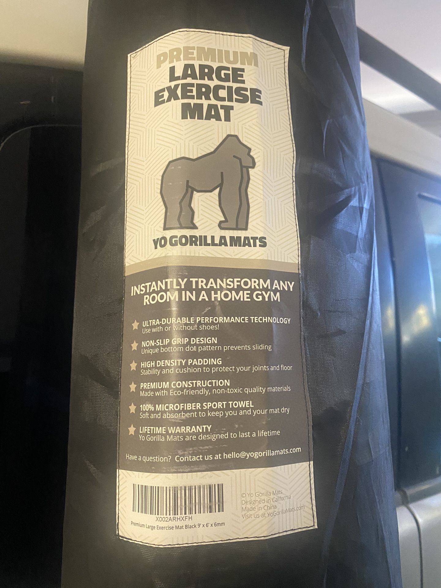 Premium Large Exercise Mat - Yo Gorilla Mats