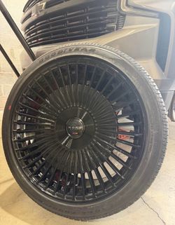 24” Inch GIOVANNA Wheels for Cadillac Escalade suburban tahoe gmc sierra silverado with tires