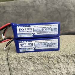 sky lipo 4s 5000 mah 40c