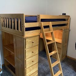 Bunk Bed Solid Wood  