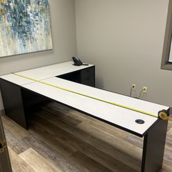 L shaped office desk 