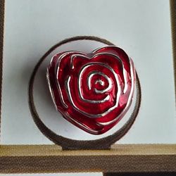 Pandora Rose Heart Charm