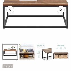 modern coffee table brand new in box