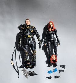 $25 Firm - Marvel Legends Hawk-Eye / Ronin & Black Widow Figures - SOLD AS A SET ONLY