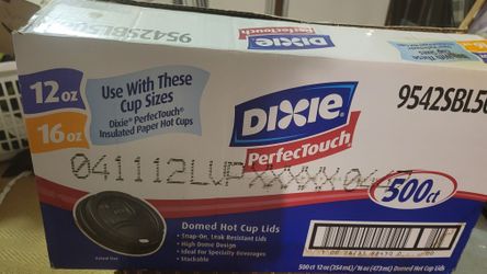 Dixie Hot Cup Lids 500 Count