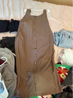 Brown Midi Dress