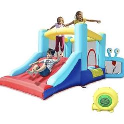 AirMyFun Inflatable Bounce House w/Slide
