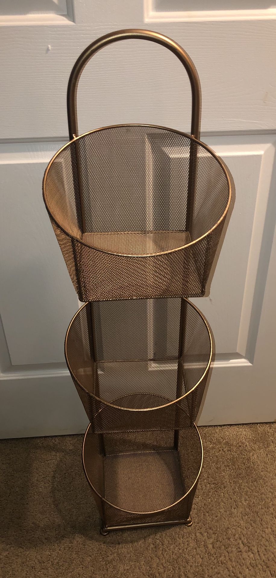 Three Tier Basket Storage Holder