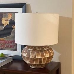 Pottery Barn  Vintage Table Lamp 19”H By 15”W