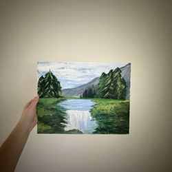 Acrylic Painting Of Nature 