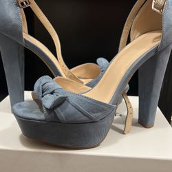 Velvet Baby Blue Heels for Sale in Goodyear AZ OfferUp