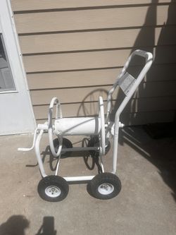 Garden  Large Hose Stand On Wheels