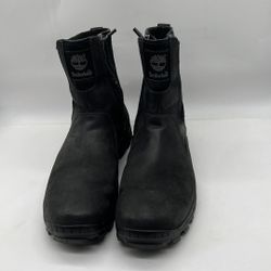 TIMBERLAND 200 GRAM PRIMALOFT LEATHER NUBUCK BOOTS BLACK/BLACK SIZE 9.5