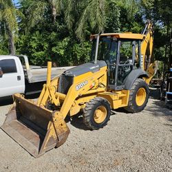 John Deere Backhoe Loader 