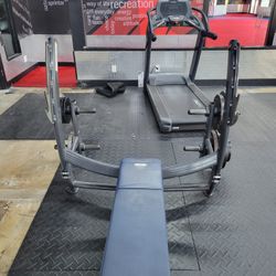 Cybex Bench and Squat Rack 