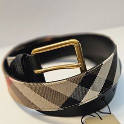 Burberry House Check Belt