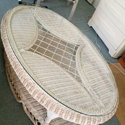 Glass Top Coffee Table 
