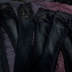 MissMe Jeans Size 27-29 Boot Cut